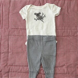 Carter's White Koala Baby Onesie